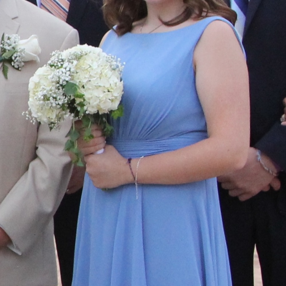 dress-woman’s periwinkle blue. prom or dressy formal